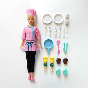 Poupée de carrière en PVC de haute qualité de 29 cm avec accessoires assortis, jouet éducatif pour enfants, jeu de rôle, pratique de l'habillage, école - Product Image 5