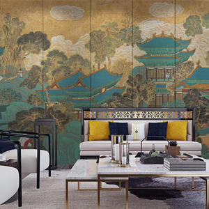 <span class=keywords><strong>Tv</strong></span> fond papier peint Magnolia fleurs et oiseaux Simple paysage salon chambre chevet décoration murale revêtement <span class=keywords><strong>mural</strong></span> - Product Image 4