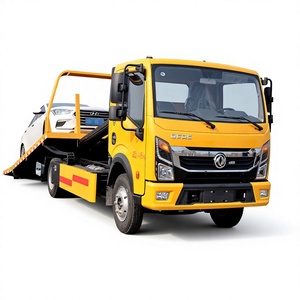Camion de remorquage à plateau plat de 5 tonnes, camion de dépannage diesel pour le sauvetage en bord de route - Product Image 1