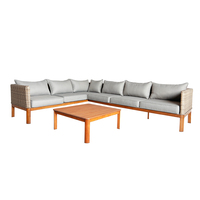 Bestseller: Nordische Rattan-Garnitur für den Außenbereich – Aluminium-Sofas für Terrasse, Garten, Möbel, Hinterhof-Stuhl und Balkon