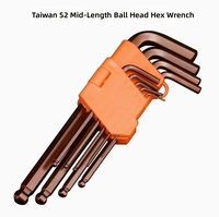 Jeu de clés Allen DIY OEM polyvalentes en acier au chrome-vanadium, pointe hexagonale Torx, couple maximal de 30 lb-pouces, pour réparation à domicile