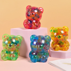 <b>Cute</b> And <b>Bear</b> Stress-relief Toy With Sequins And Jelly Texture, Available For Wholesale - Product Image 1