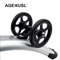 Support de roues pour garde-boue de vélo AGEKUSL, fixation de roulettes pour garde-boue, montage CNC en alliage, compatible Brompton