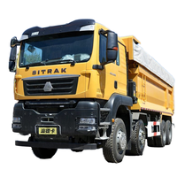 Tout nouveau camion à benne basculante diesel Sinotruk Howo Tx 6x4 10 roues 20cbm 25ton en forme de U 400HP pour la livraison de roche de sable
