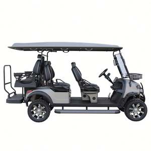 Carrito de golf eléctrico todoterreno, coche de club de litio con batería, carros de golf de caza para 4 y 6 pasajeros a la venta - Product Image 2