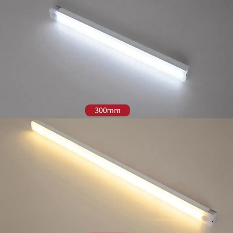 Jumon Wireless LED Light USB Rechargeable Wardrobe Cabinet Lamp Home Closet Kitchen Bedroom Lighting Motion Sensor Night Light