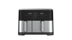 Friteuse à air métallique 11L à double cœur, multifonctionnelle, grande capacité, visible, pour usage domestique et commercial, vente en gros usine - Product Image 4