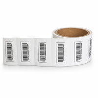 Étiquette papier RFID UHF en gros, impression couleur, 860-960 MHz, autocollant vierge blanc passif pour inventaire de détail