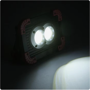 ไฟฉาย LED พกพาแบบพับได้ IP44 ชาร์จซ้ำได้ ไฟ COB 360 องศา ฐานแม่เหล็กแบบหมุนได้ 5 โหมด แบตเตอรี่ 3000mAh สำหรับหลอดไฟ ABS B - Product Image 2