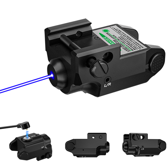 Hunting Accessories Tactical Blue Laser Sight Mini Sub- compact Rechargeable Blue dot sight