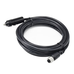 Câble électrique droit non blindé M12 Code S 4 broches, connecteur femelle vers allume-cigare, étanche IP67 - Product Image 2