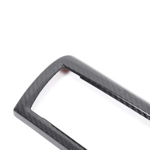 Couvercle décoratif de panneau de cadre de sortie d'air de <span class=keywords><strong>console</strong></span> <span class=keywords><strong>centrale</strong></span> en fibre de carbone véritable pour <span class=keywords><strong>BMW</strong></span> <span class=keywords><strong>1</strong></span>/2 Series 2012-2018 Accessoires d'intérieur de voiture - Product Image 2