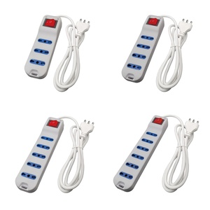 <span class=keywords><strong>Regleta</strong></span> de Enchufes Estándar Italiana 10/16A, <span class=keywords><strong>Cable</strong></span> de Extensión de 3/4/5/6 Vías con Interruptor y Protección Contra Sobrecarga de 3500W - Product Image 2