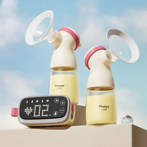 Pompa ASI sunyi ganda pompa ASI Digital Smart Lady 3D pompa ASI Sucker susu elektrik bagus ringan
