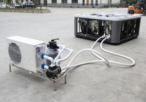 เครื่องทำความร้อนสระว่ายน้ำแบบใช้พลังงานอากาศประสิทธิภาพสูง สำหรับสปาภายนอกอาคาร ใช้สารทำความเย็น R32 เหมาะสำหรับสระว่ายน้ำขนาดเล็ก - Product Image 4