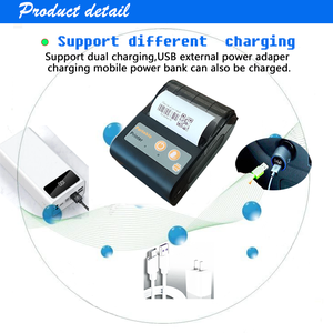 Мини-портативный термографический мобильный Карманный 58 мм синий зуб беспроводной ручной счет-фактура Pos Imprimante Impresora Portatil принтер - Product Image 3