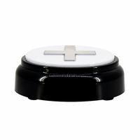 Bouton Sonore Promotionnel Lumineux à LED avec Texte 3D, Buzzer Tactile, Gadget Marketing pour Branding d'Entreprise et Cadeau Promotionnel