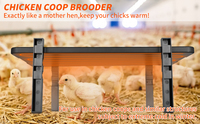 Panneau chauffant électrique à hauteur réglable pour couveuse de volaille 50W avec voyant lumineux pour 50 poussins produit de machines agricoles