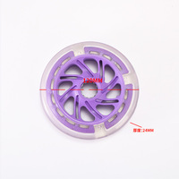 LED-Rollschuh-Räder mit Blinkfunktion, Großhandel, Hochelastische PU-Rollschuh-Räder mit LED-Beleuchtung, 110mm