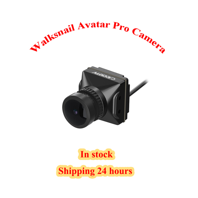 CADDXFPV Walksnail Avatar HD Pro Camera for DIY FPV 1080P/120fps FOV 160° Lens 8Mp F/1.6 Large Aperture Supports Gyroflow Drone