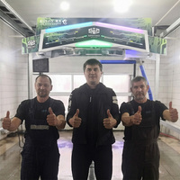 Machine de lavage de voiture automatique intelligente sans contact à bras oscillant 360° haute pression entièrement automatique