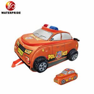 <span class=keywords><strong>Sac</strong></span> <span class=keywords><strong>à</strong></span> <span class=keywords><strong>dos</strong></span> personnalisé en forme de voiture de police 3D, sacs d'école pour enfants, sacs <span class=keywords><strong>à</strong></span> <span class=keywords><strong>dos</strong></span> au design cool, sacs d'école pour garçons, noir, imperméable, dessin animé, unisexe - Product Image 1