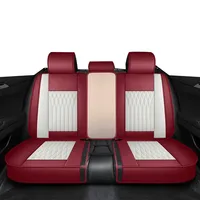 Housses de siège de voiture en cuir de luxe, ensemble complet universel toutes saisons, 5 pièces, Renault Kadjar Megane 2 3 4 Fluence Captur Koleos