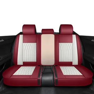 Seggiolino Auto in pelle di lusso copre Set completo universale per <span class=keywords><strong>Renault</strong></span> Kadjar <span class=keywords><strong>Megane</strong></span> 2 3 4 Fluence Captur uomo Auto interni - Product Image 3