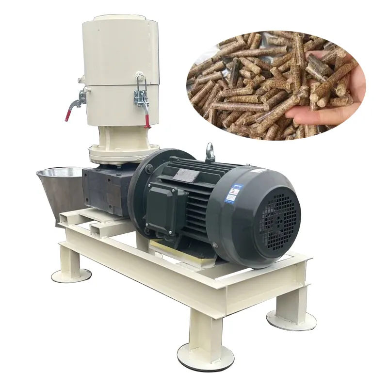 100-200 kg/h biomassa pellet macchina piccola segatura biomassa pellet macchina a basso costo biomassa pellet di legno