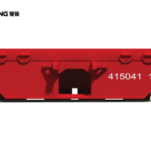 Promotional 20ft 40ft 48ft Container Flatbed Truck Semi <b>Trailer</b> with 2-4 Axles Made of Steel 40-50 Ton Capacity - Product Image 2