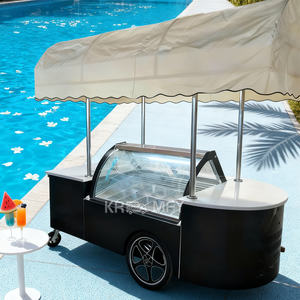 Carrito de Dulces Móvil de Metal con Diseño de Helado para Exhibición en Eventos, Decoración de Vacaciones de Verano 2025 - Product Image 2