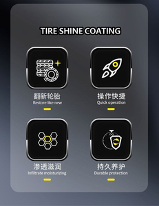 Cire de polissage pour pneus de qualité supérieure au prix d'usine, revêtement durable, finition noire brillante, brillant pour pneus, glaçage pour pneus de voiture - Product Image 2