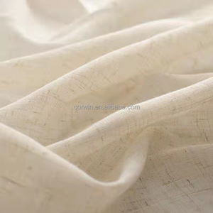 Rideau en polyester de style <span class=keywords><strong>japonais</strong></span> Wabi-Sabi, texture de <span class=keywords><strong>lin</strong></span> <span class=keywords><strong>naturel</strong></span>, pour la décoration du salon et de la chambre à coucher, draperies transparentes - Product Image 6