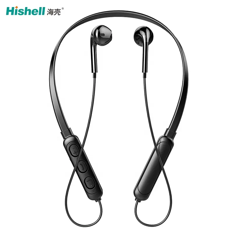 उच्च गुणवत्ता हल्के स्टीरियो वायरलेस Headphones तरल सिलिकॉन आसान दुकान यू-आकार ईरफ़ोन हेडसेट B7