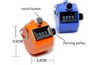 Compteur numérique portable en plastique pour enfants de 5 à 7 ans, design animal mignon, jouet éducatif, compteur de paume