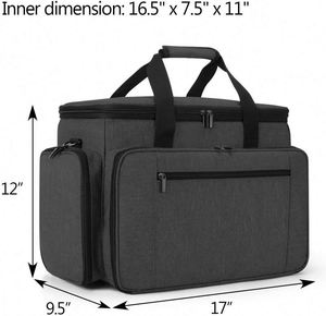 Free Sample OEM Custom Standard Removable Padding Pad <b>Sewing</b> <b>Machine</b> Carrying <b>Bag</b> - Product Image 4