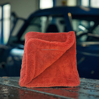 Auto Care 1200 1400 Gsm Twisted Loop Detailing Towels Lavage de voiture Serviettes de séchage en microfibre sans bord