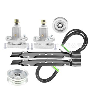 Polea tensora para cortacésped Ningbo Quanpin 6612 para kit de reparación de plataforma de 42 pulgadas con rodamiento y sellos - Product Image 2