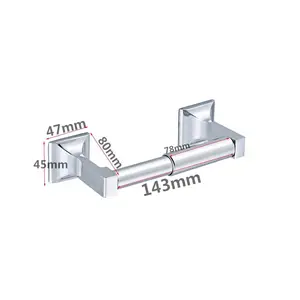 Badkameraccessoires Toiletrolhouder Aluminium Telescopische Toiletpapierhanddoekhouder Muurbevestiging Voor Badkamer