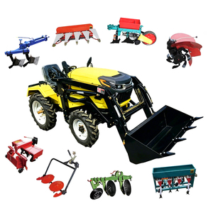Mini Tractor Agrícola de 25HP, 28HP, 30HP, 35HP, Compacto, con Cubo de Carga y Equipos Auxiliares para Labranza - Product Image 6