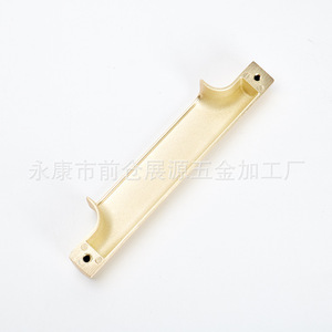 Furniture Handle Zinc Alloy Bar Minimalist <b>Cabinet</b> Drawer Pull <b>Gold</b> Plated Durable - Product Image 2
