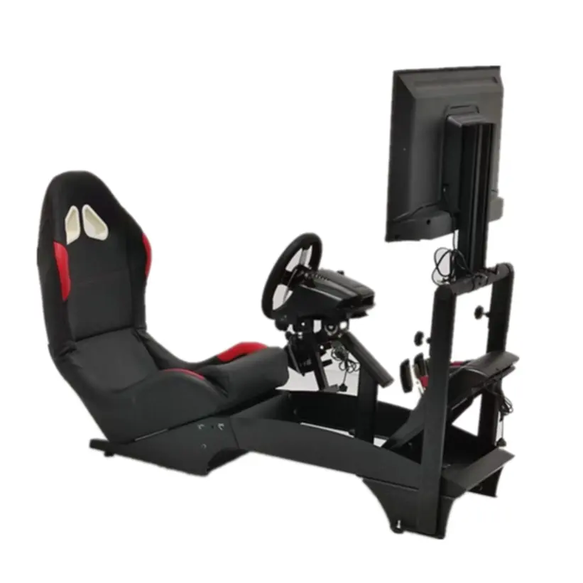 GY Nero Pieghevole Regolabile Corsa Simulador secchio sedile Per Logitech G27