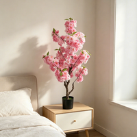 Groothandel Bruiloftdecoratie Realistische Kunstmatige Kersenbloesemboom Binnen Buiten Huis Kantoor Feestdecoratie Bloemstukken