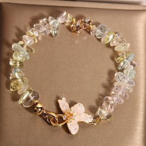 New Chinese Style Natural <b>Amethyst</b> Crush <b>Bracelet</b> Women Healing Stone <b>Bracelet</b> Irregular Natural Stone Beads Gravel <b>Bracelet</b> - Product Image 3