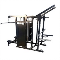 Station de musculation commerciale combinée : Crossover à câbles, Multi-Smith et Power Rack