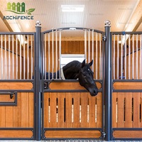 Équipement équestre Écurie portable Écuries en bois portables pour l'extérieur Panneaux d'écurie pour chevaux