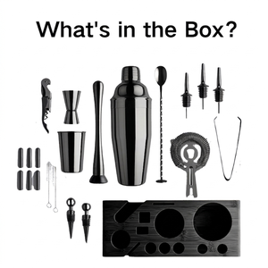 Meilleures ventes : Kits de shakers à cocktails en acier inoxydable, kit de barman professionnel pour bar à domicile, fête, mélange de cocktails - Product Image 2