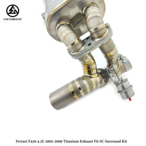 Échappement CSZ de haute qualité en alliage de titane, silencieux Valvetronic, tuyau d'échappement pour <span class=keywords><strong>Ferrari</strong></span> F430 4.3L 2005-2009, commande à distance - Product Image 4