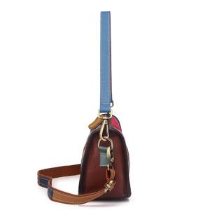 Ladies Shoulder Bag Genuine Cow Leather <b>Small</b> Square Stitching Sling Bags Cowhide Women Handbag Crossbody <b>Purse</b> Vintage Fashion - Product Image 2