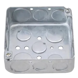 फैक्टरी प्रत्यक्ष गुणवत्ता संरक्षण UL514A मानक जस्ती स्टील सामग्री के लिए आउटलेट बॉक्स स्विच
